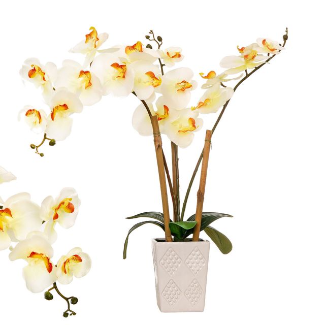 Orchidee 55 cm Weiss